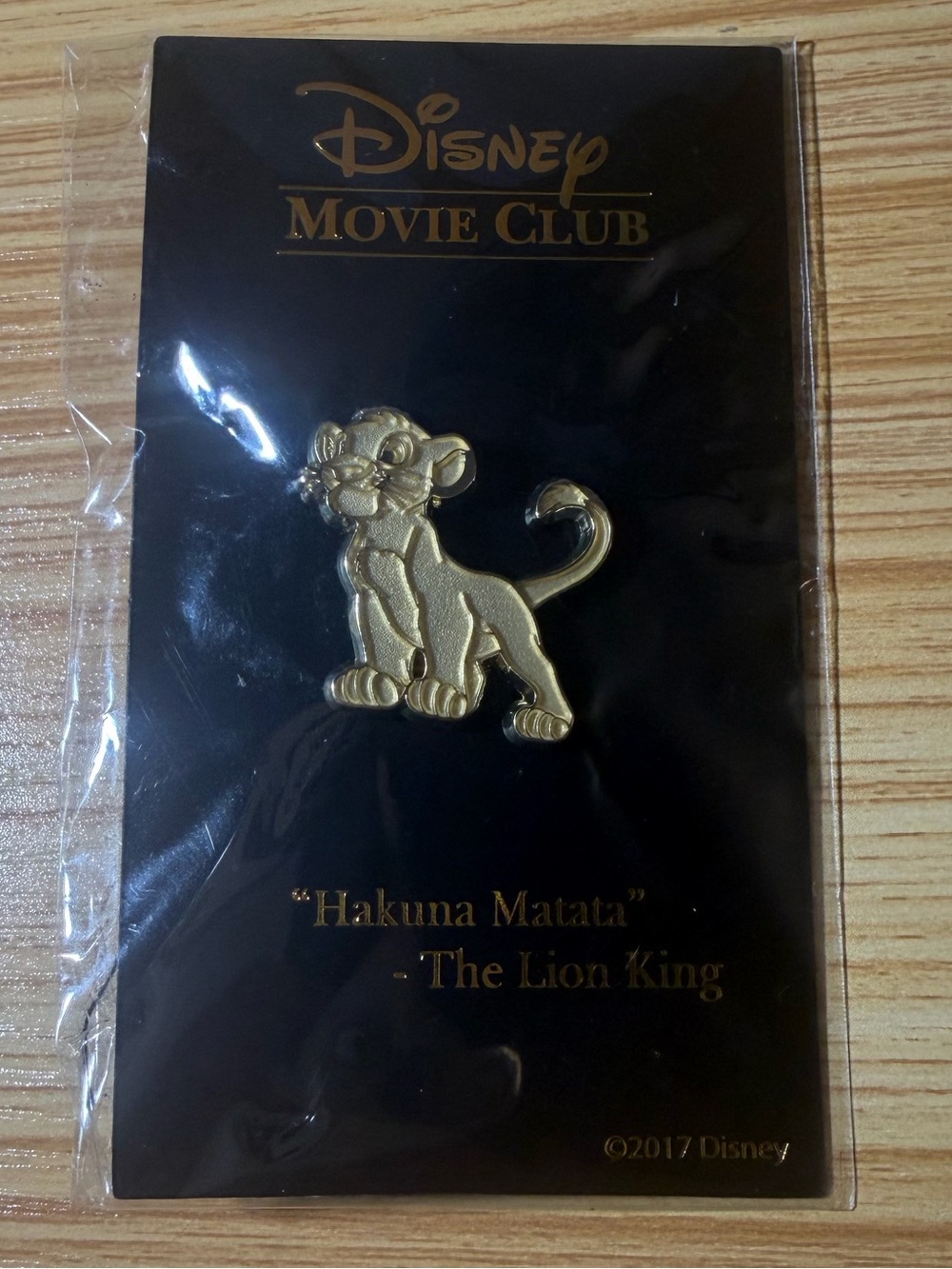 Disney Gold Lion King Simba Pin